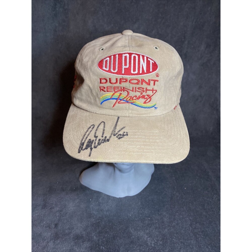 Vintage Y2K Nascar Hat Ray Evernham Signed Dupont Racing Jeff Gordon 24